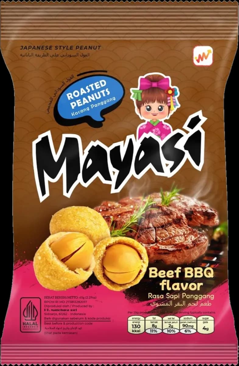 Mayasi Beef BBQ Peanuts Pack
