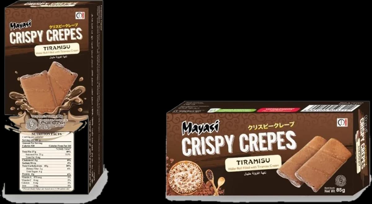 Mayasi Crispy Crepes Tiramisu Pack